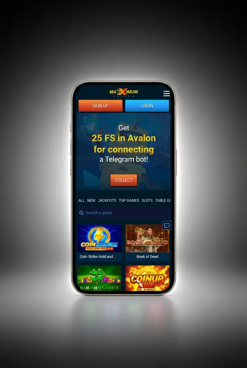 Step-by-step guide on how to claim a bonus at Maximum Casino in the UK in 4 simple steps